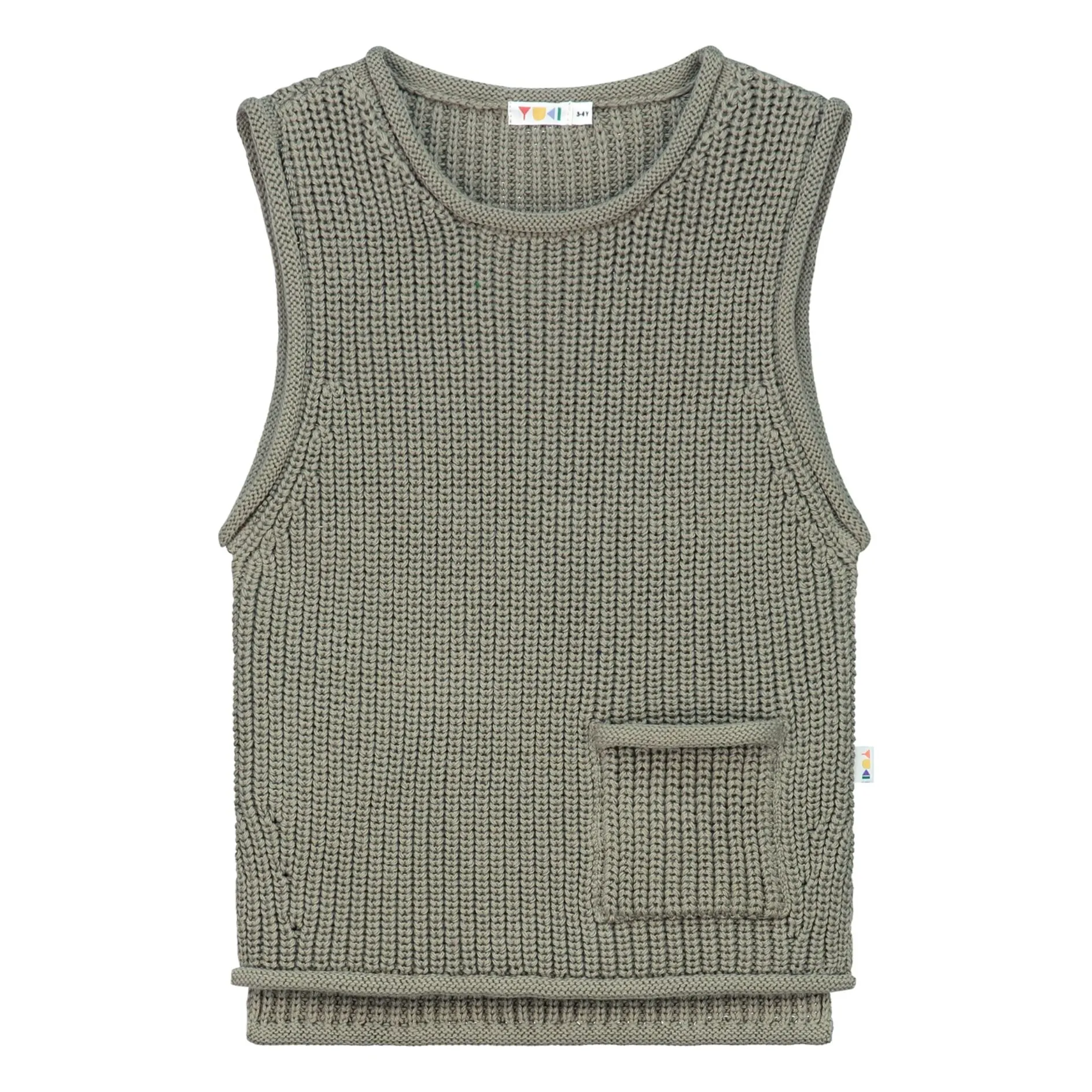 Yuki Sage Spencer Leo Organic Cotton Sleeveless Sweater