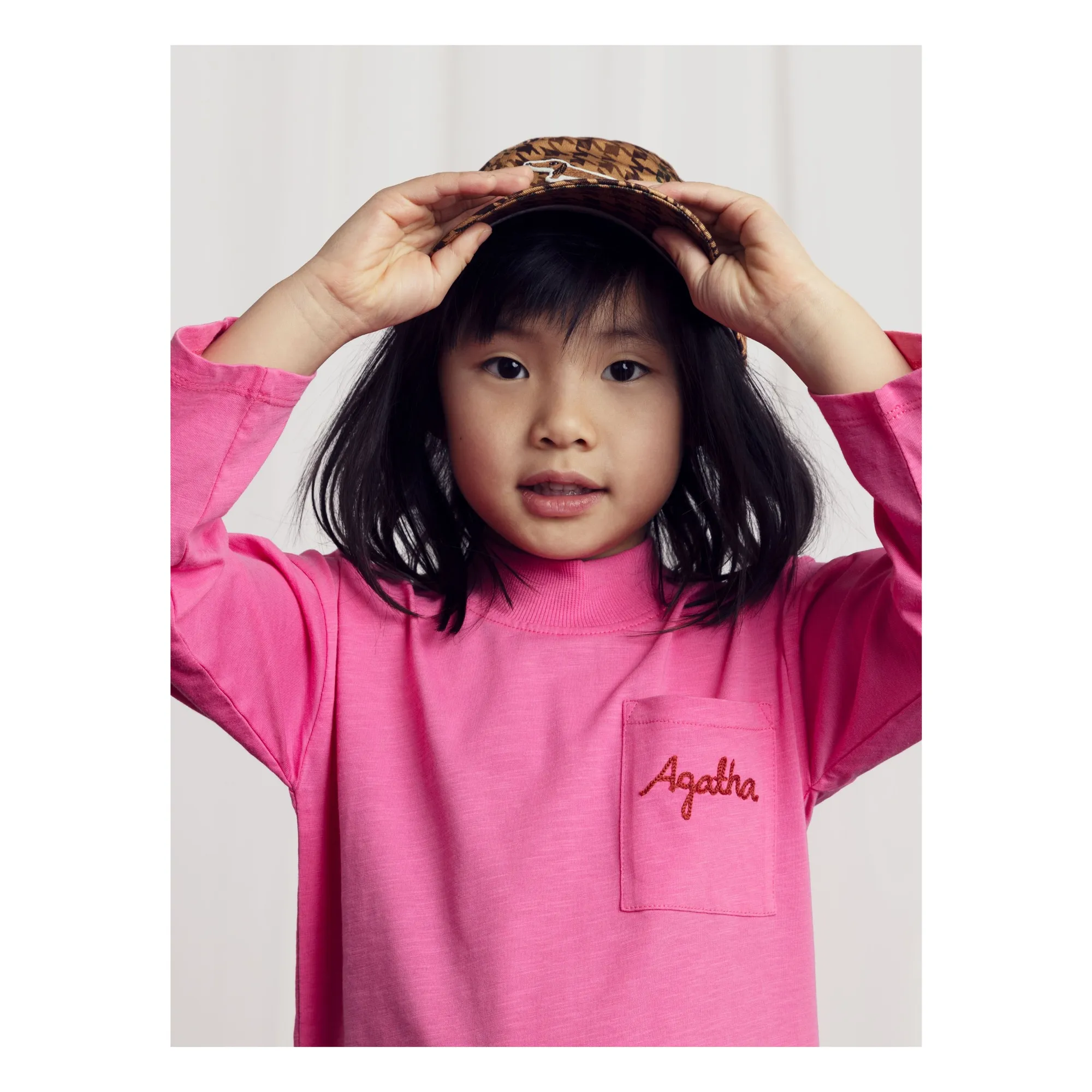 Robe Agatha Coton Bio | Rose- Image produit n°2