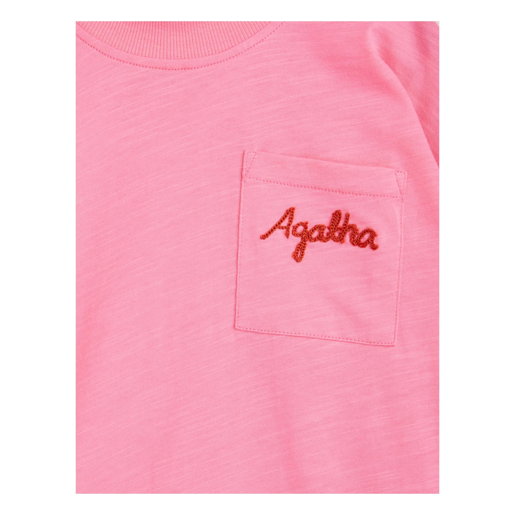 Robe Agatha Coton Bio | Rose- Image produit n°3