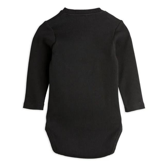Body Coucou Algodón Ecológico | Negro