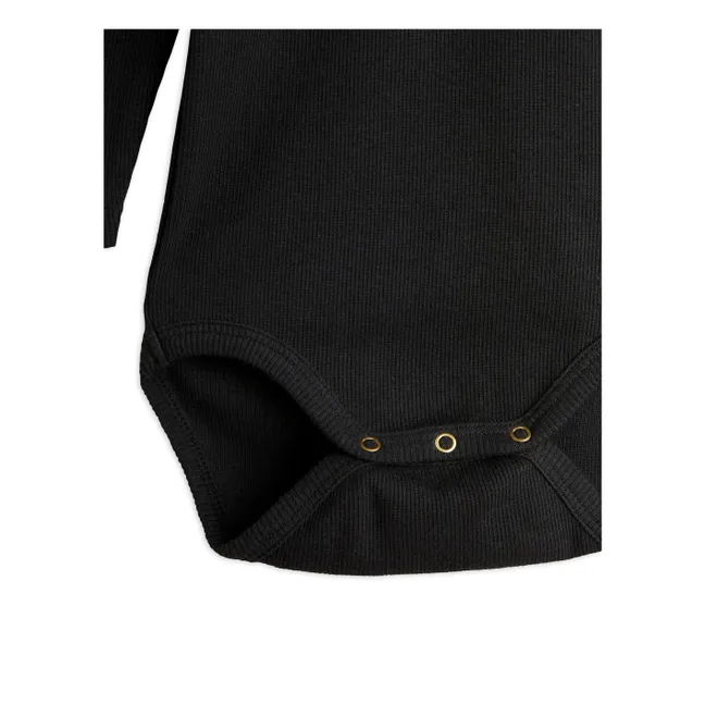 Body Coucou Algodón Ecológico | Negro