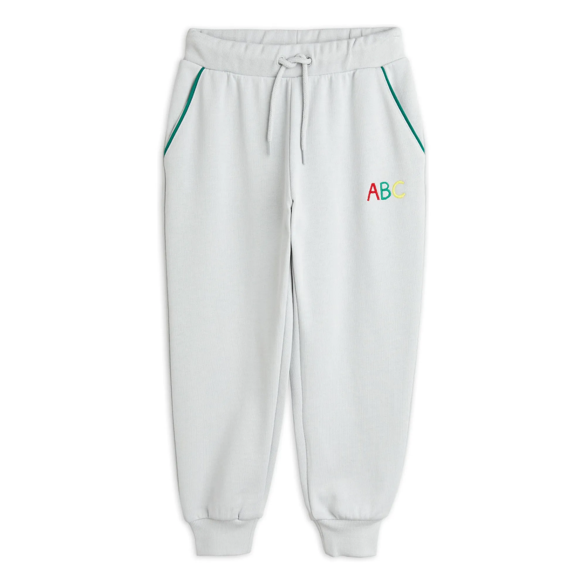 Mini Rodini Heather Grey Abc Organic Cotton Jogger