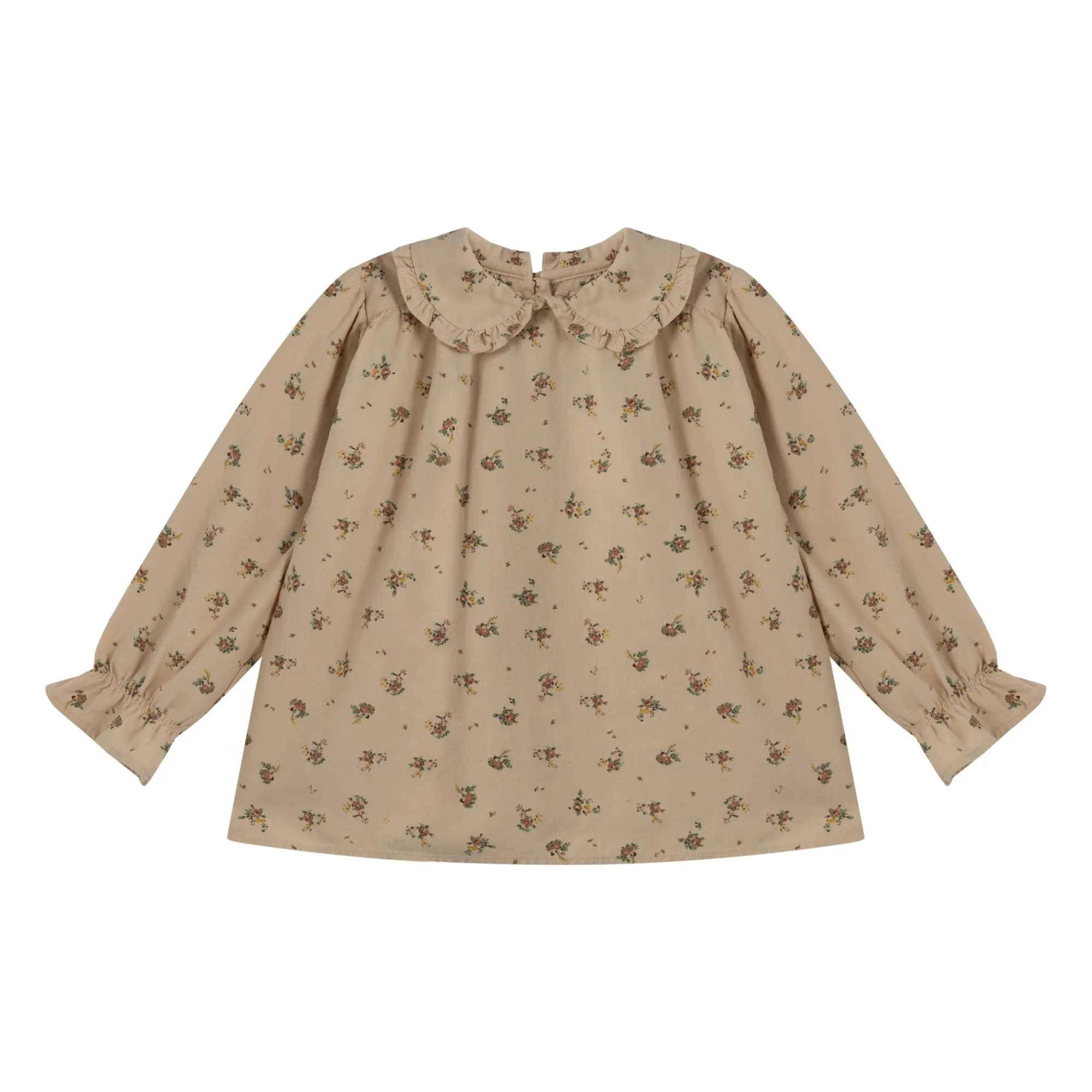 Babe & Tess Beige Pink Elena Fleurie Blouse