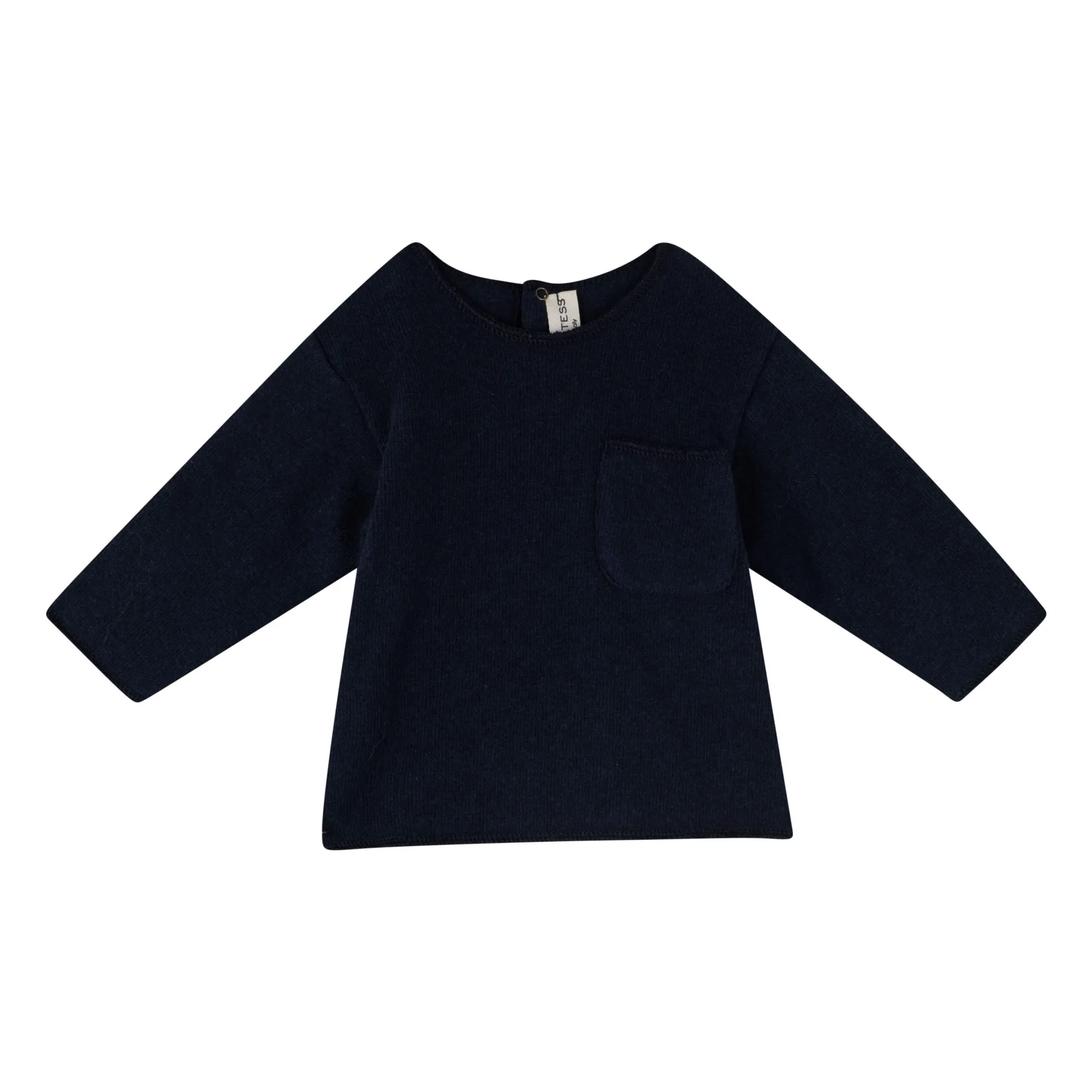 Babe & Tess Blue Sweater Pocket