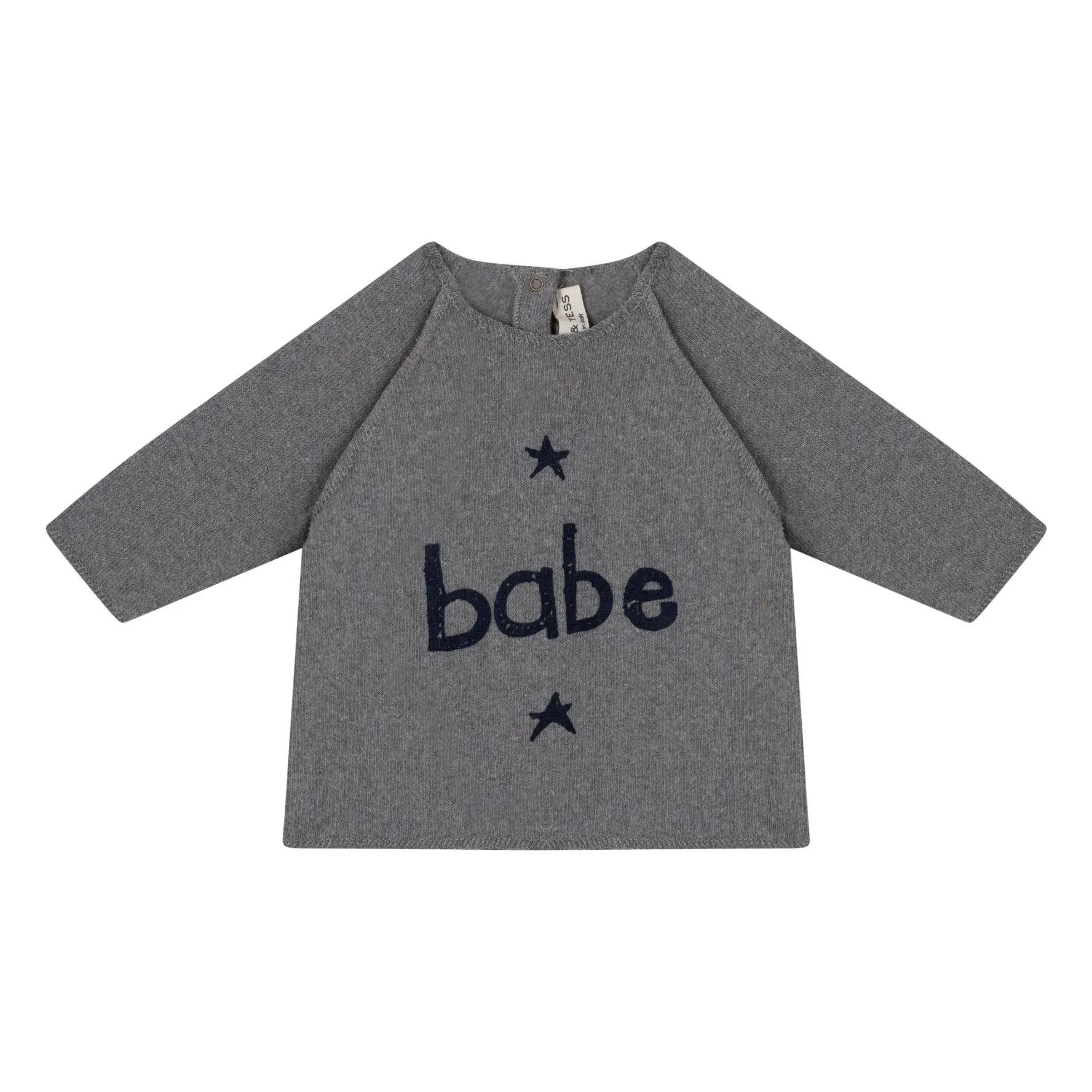 Babe & Tess Grey Babe Etoiles Sweater