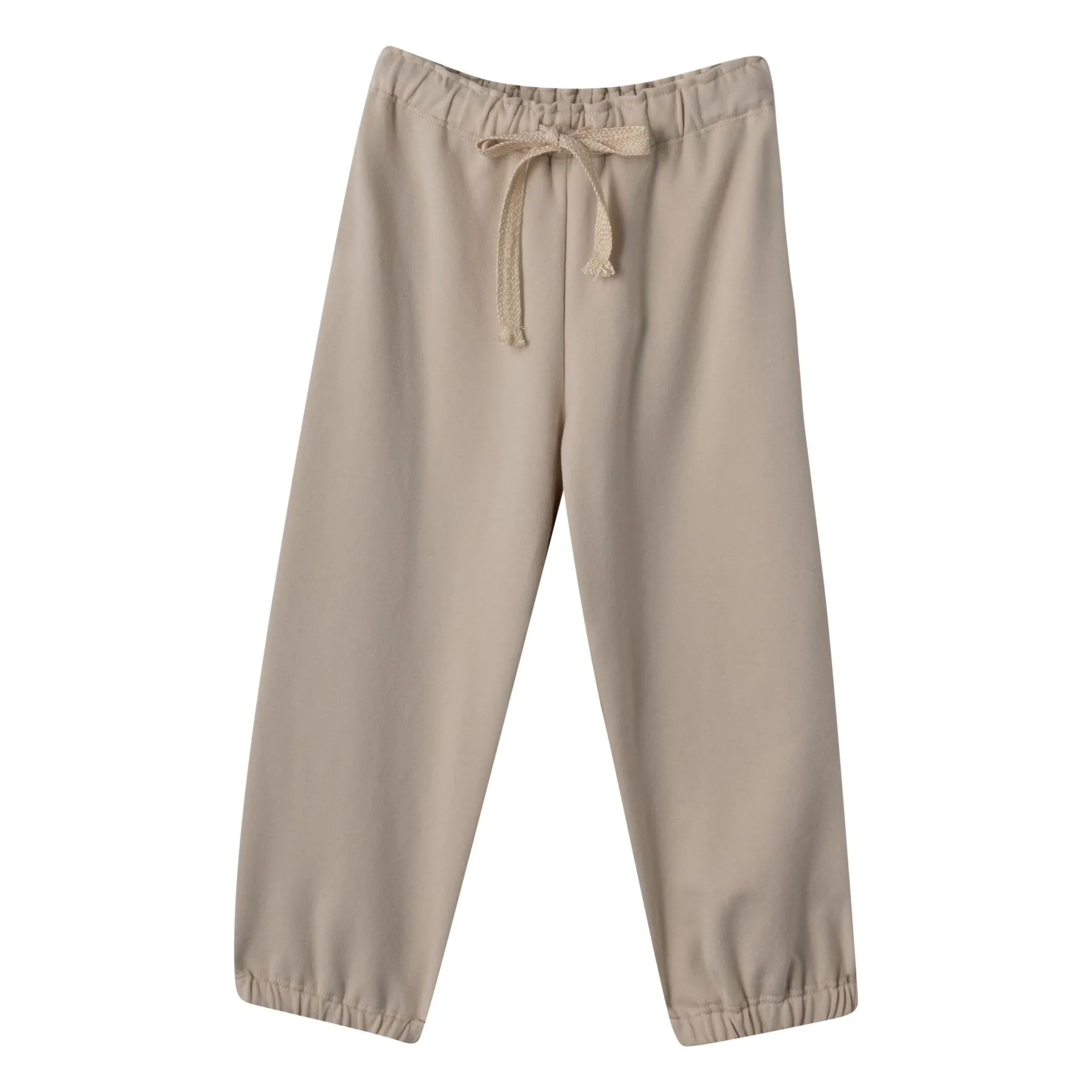 Babe & Tess Beige Pink Fleece Pants