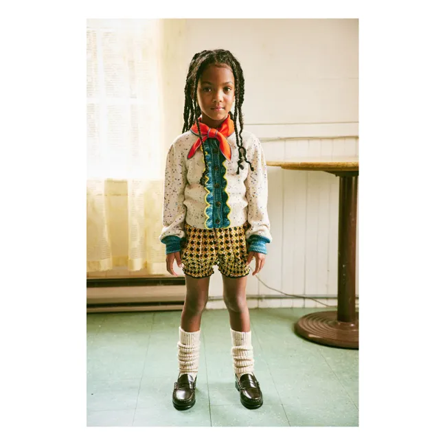 Strickjacke Elizabeth Merinowolle | Seidenfarben