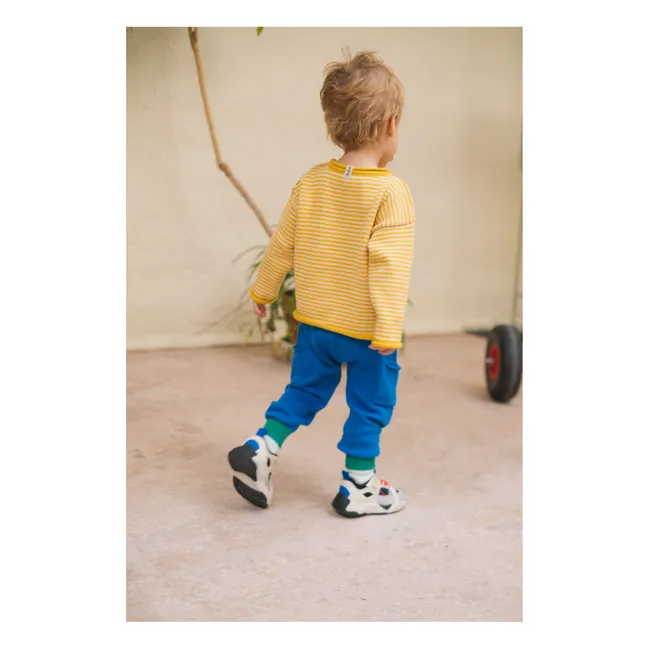 Snail organic cotton sweater | Yellow