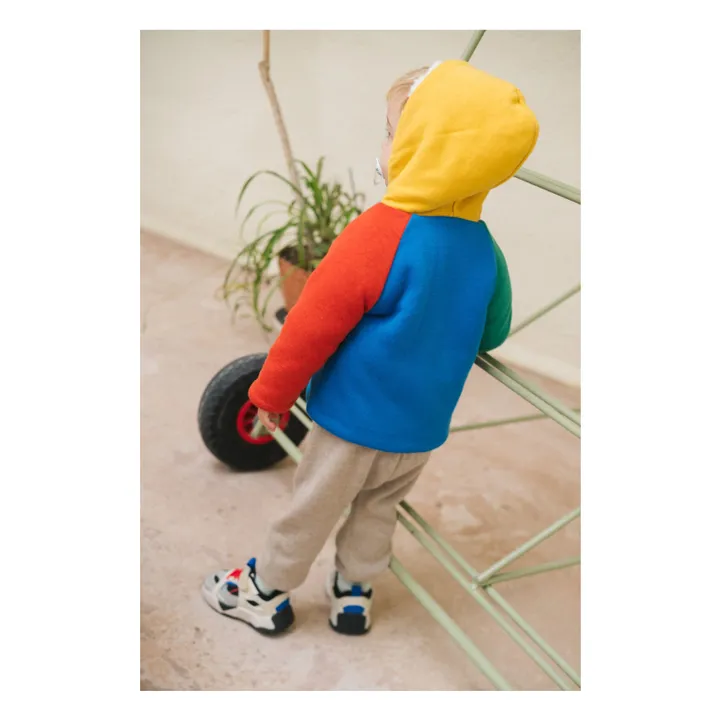 Froggy Rainbow Coat Organic Cotton | Blue- Product image n°3