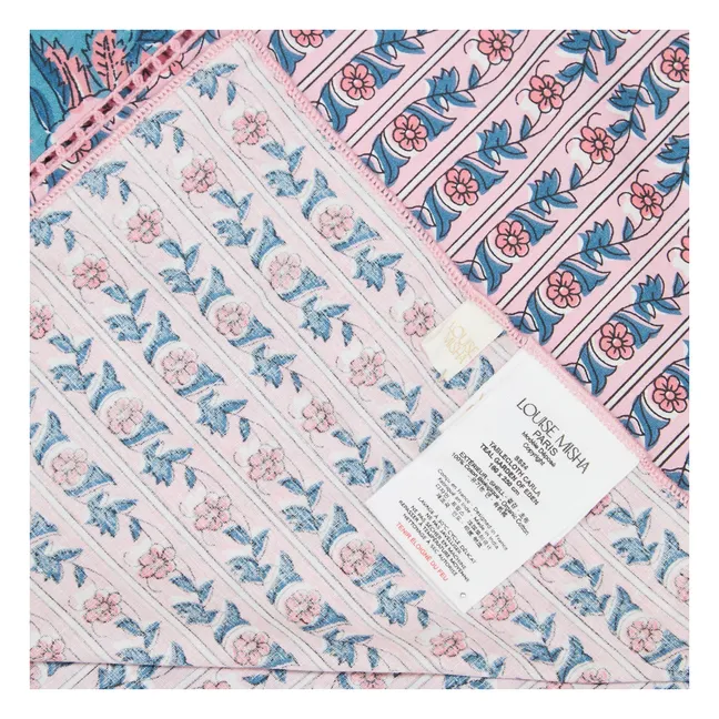 Nappe Carla en coton bio | Bleu