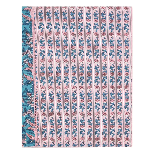 Nappe Carla en coton bio | Bleu