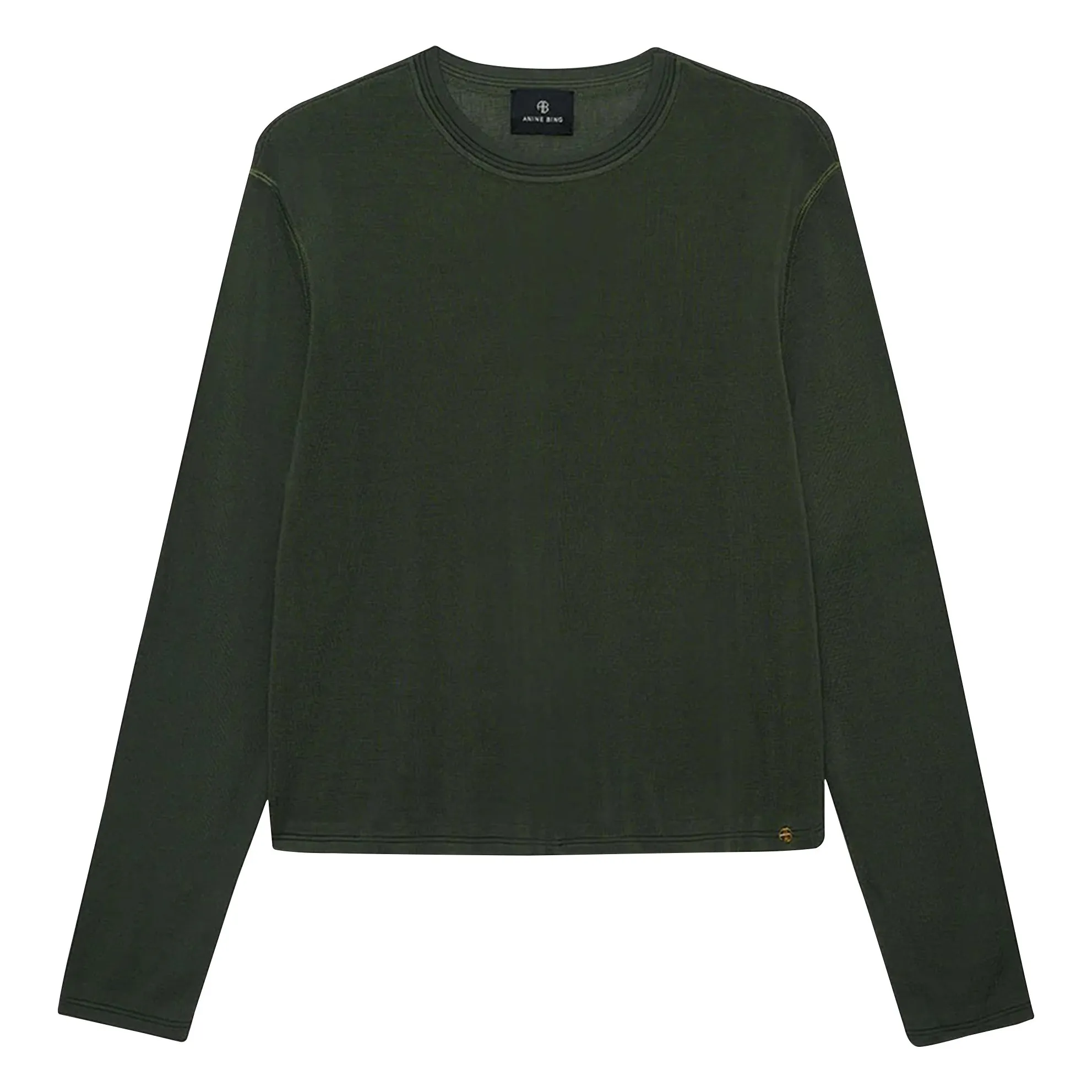 Anine Bing Olive Green Giorgio Sweater