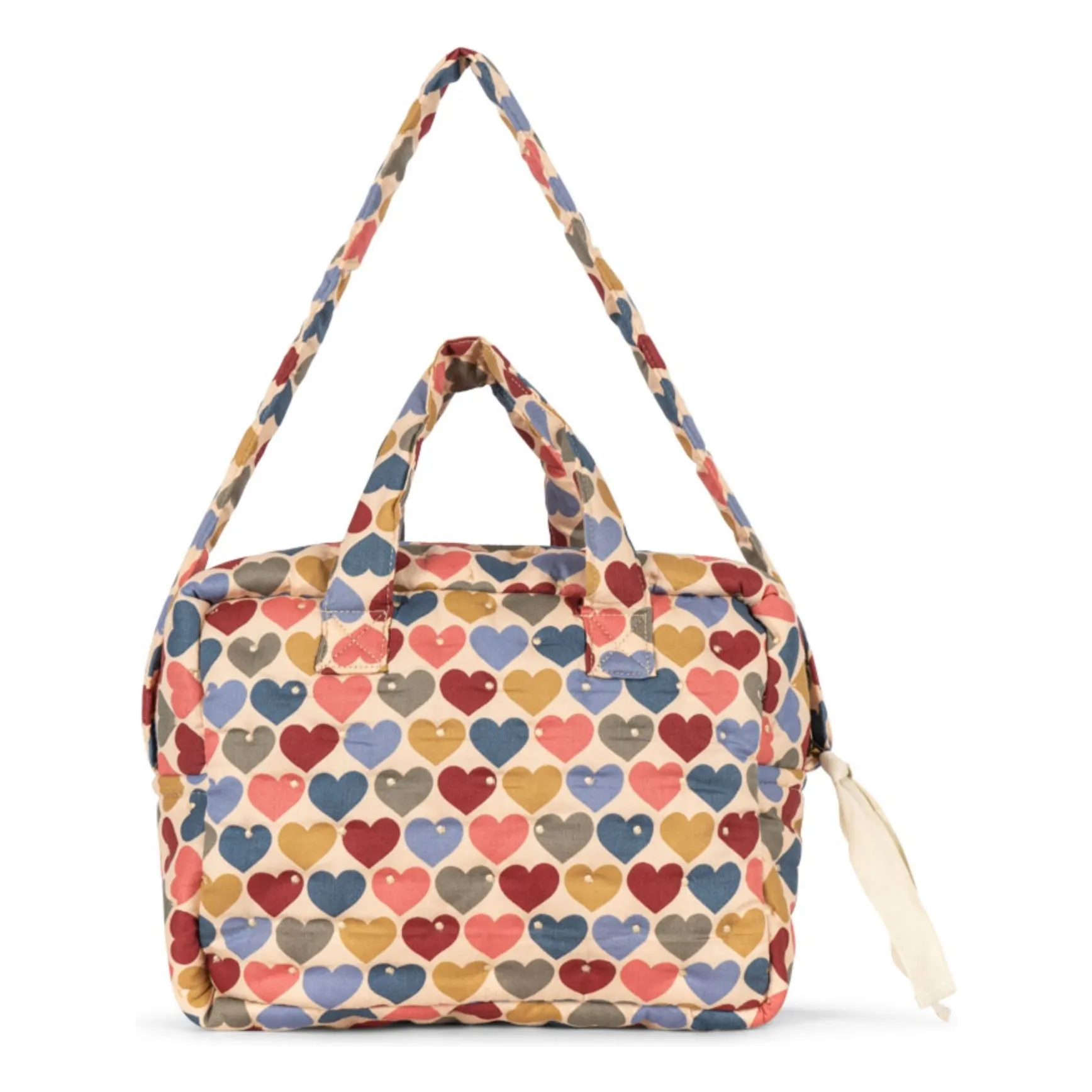 Konges Sløjd Multicoloured Cœurs Doll Changing Bag