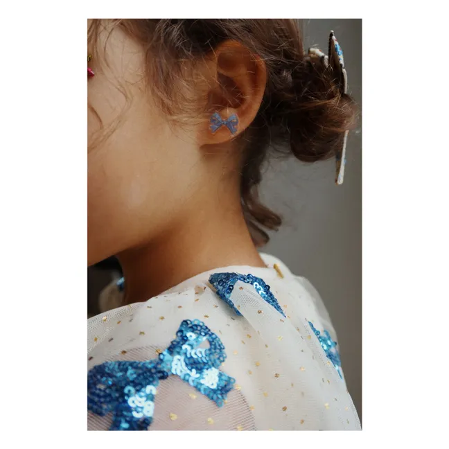 Set of temporary tattoos and face jewelry | Pink