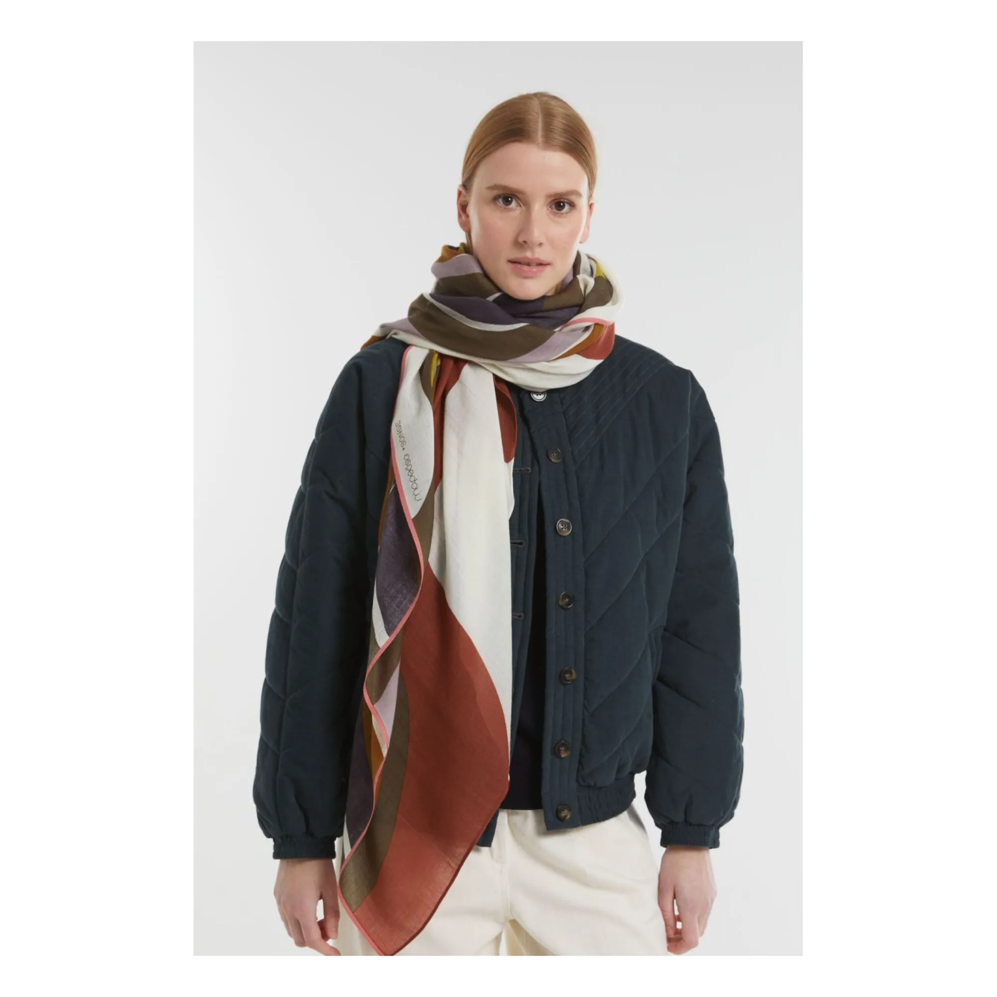 Mapoésie Brown Songe Scarf