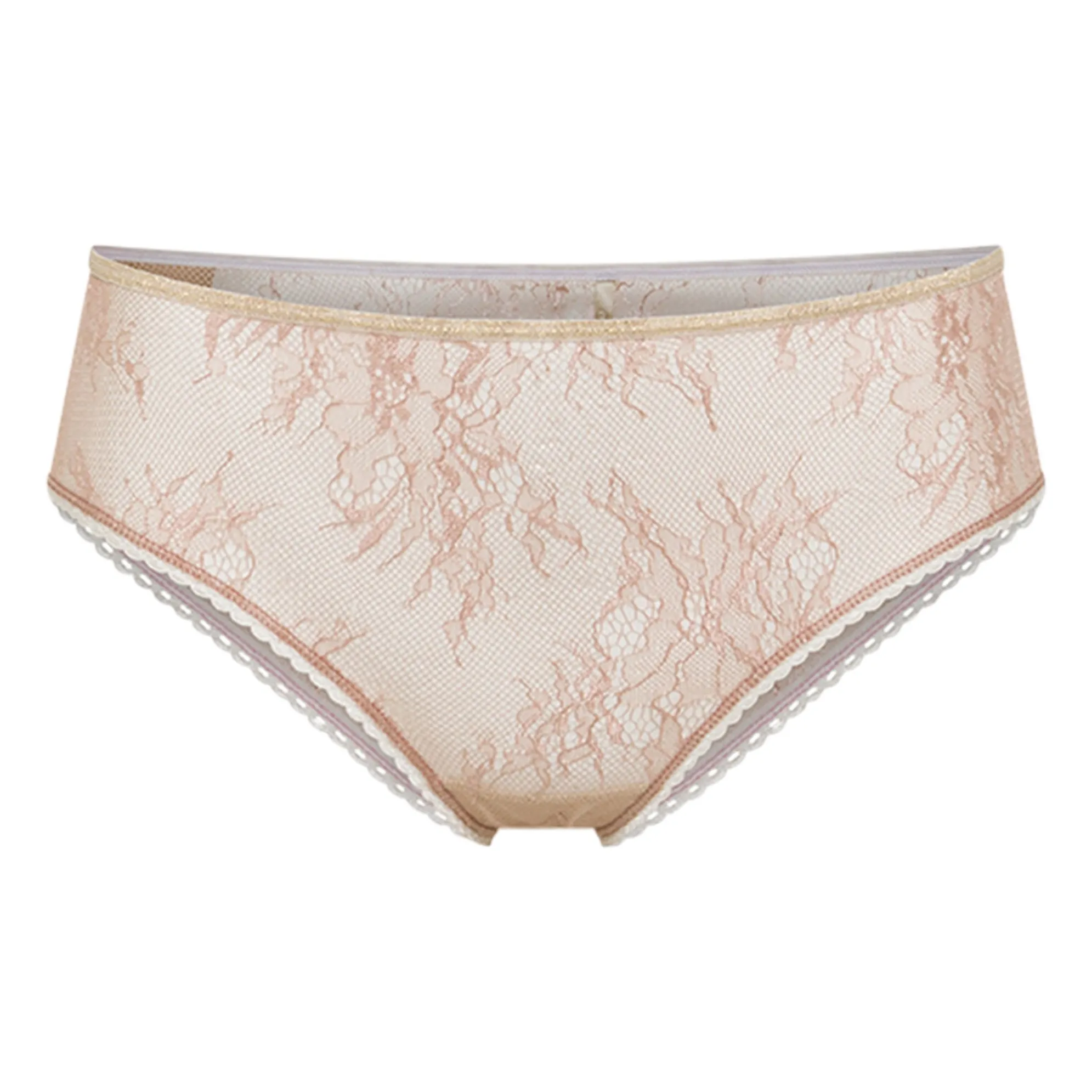 Momoni Pink Ayame Lace Panties