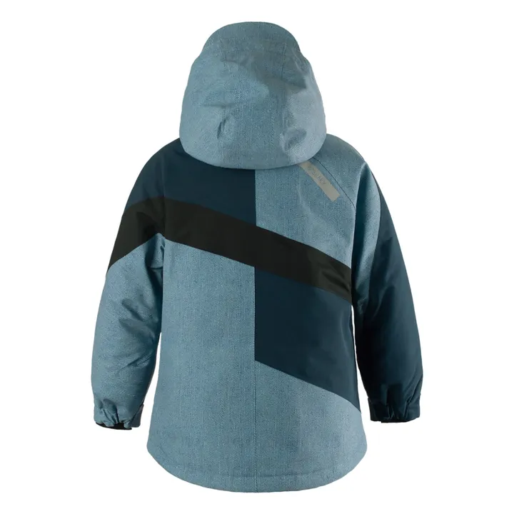 Gosoaky Curious Cat waterproof ski jacket Denim Smallable