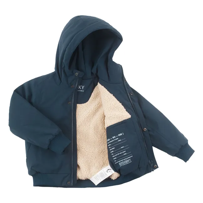 Giacca impermeabile Lazy Sloth | Blu marino
