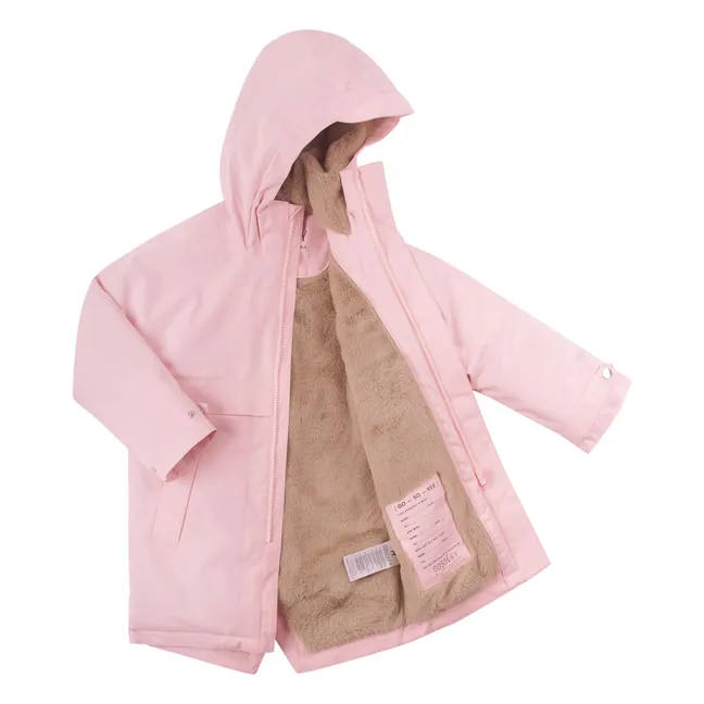 Parka impermeabile Desert Fox | Rosa Pallido