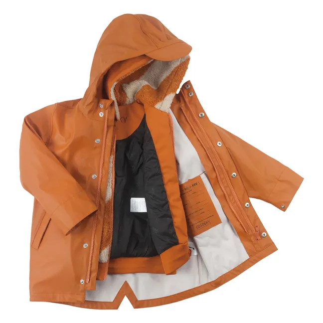 3-in-1-Regenjacke Snake Pit | Orange