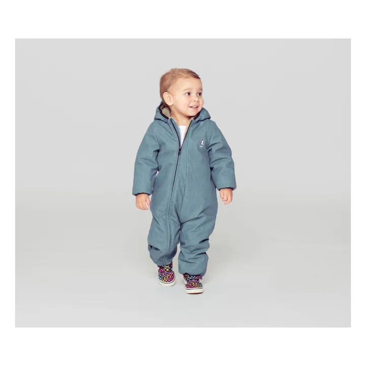 Gosoaky Baby Sparrow Rain Suit Denim Smallable