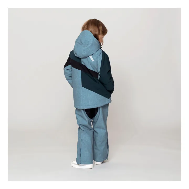 Gosoaky Curious Cat waterproof ski jacket Denim Smallable