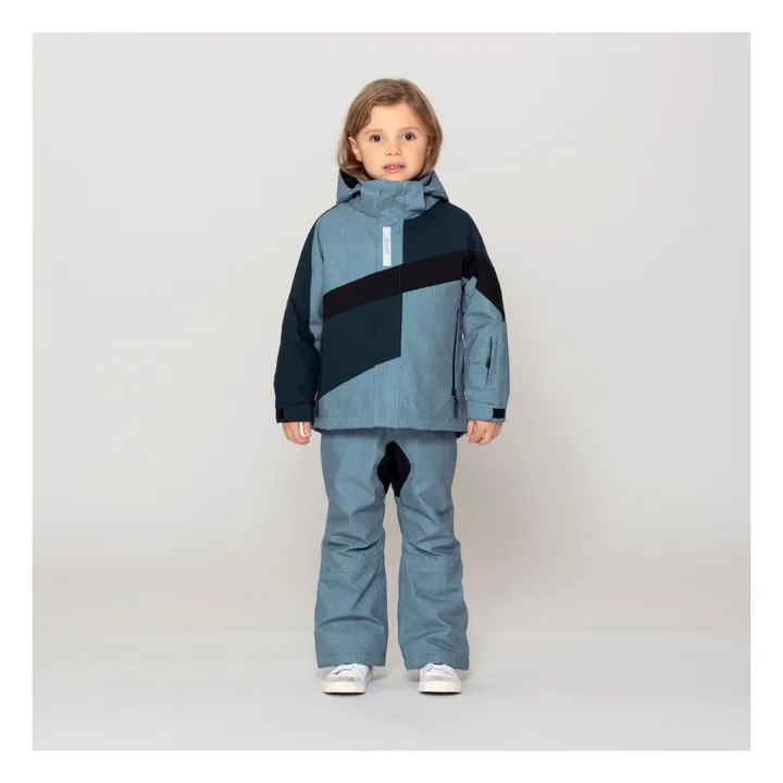 Gosoaky Curious Cat waterproof ski jacket Denim Smallable