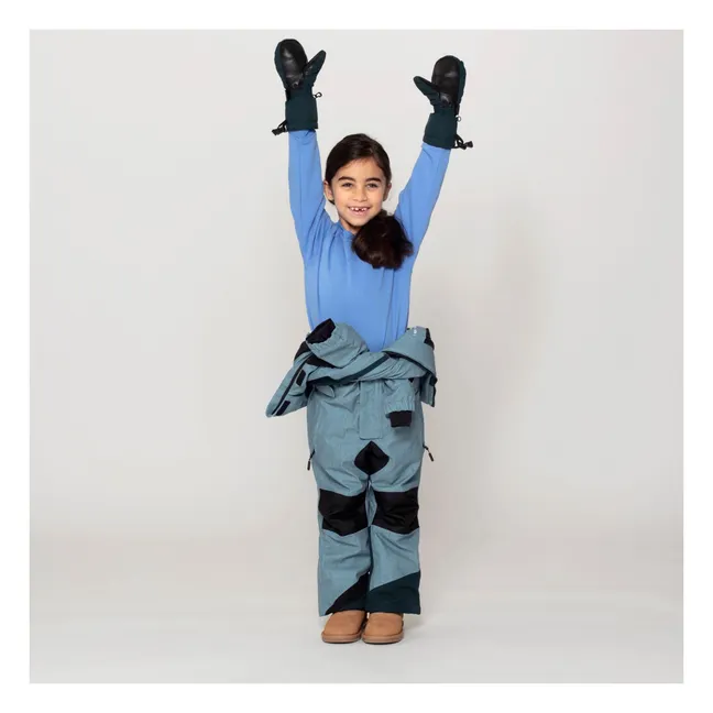 Sheep Shaun ski mittens | Denim