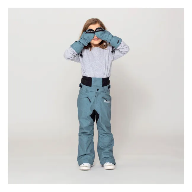 Sheep Shaun ski mittens | Denim