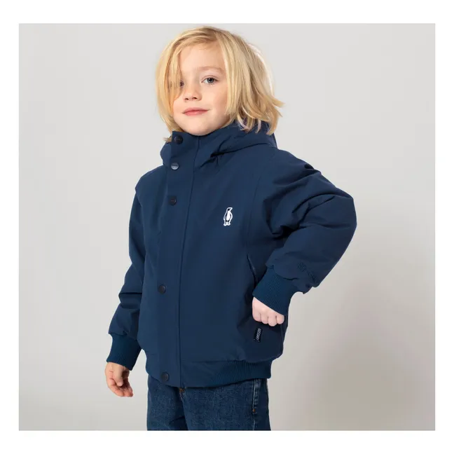 Giacca impermeabile Lazy Sloth | Blu marino