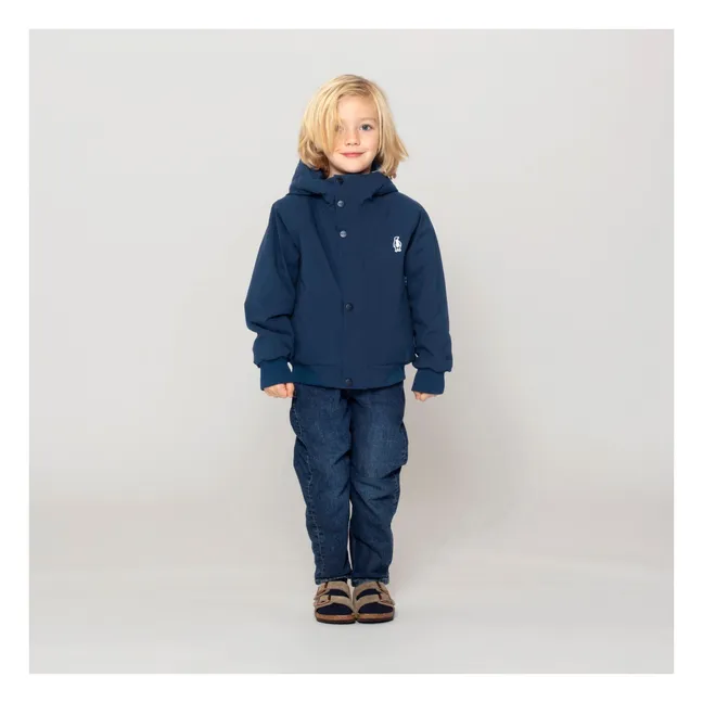 Giacca impermeabile Lazy Sloth | Blu marino