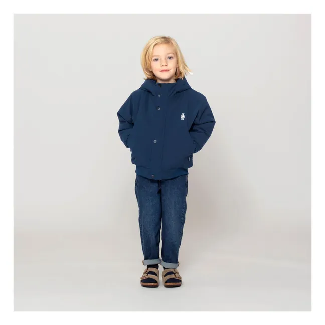 Giacca impermeabile Lazy Sloth | Blu marino