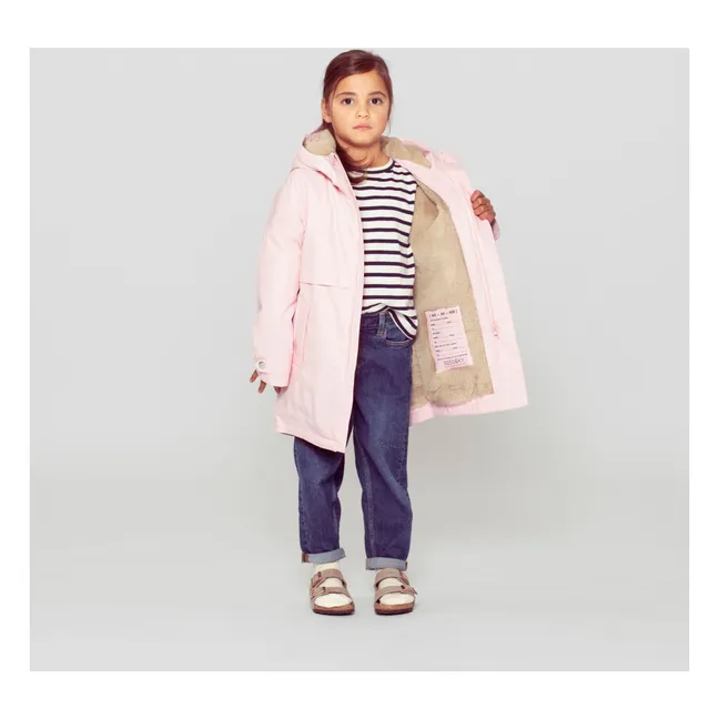 Parka impermeabile Desert Fox | Rosa Pallido