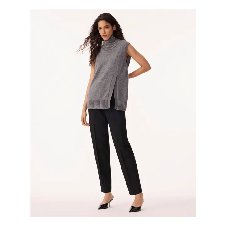 Maglione senza maniche in cashmere Manal | Grigio- Immagine del prodotto n°2