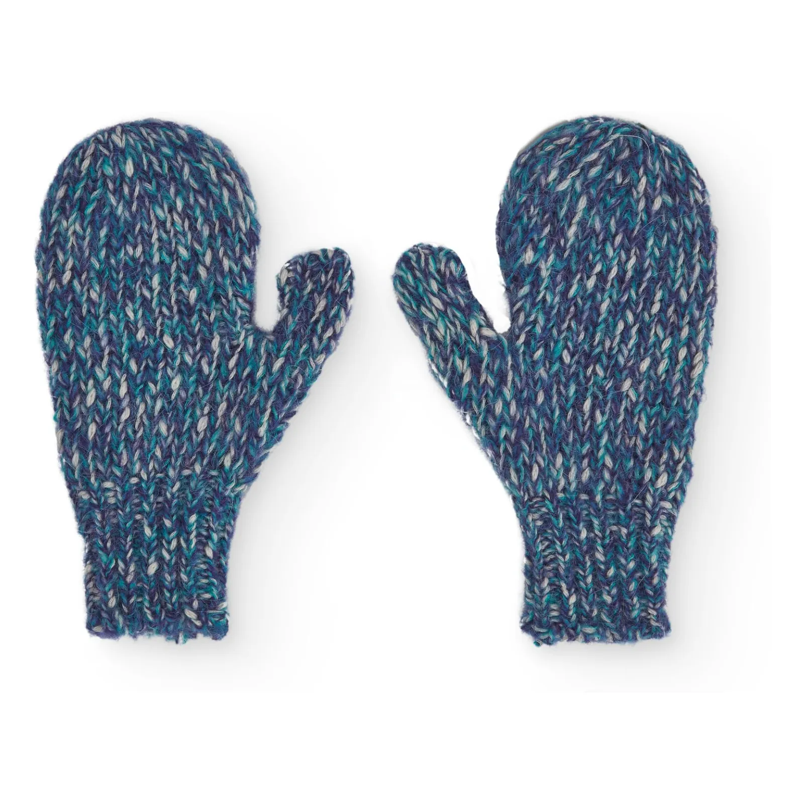 The Animals Observatory Navy Blue Squid Alpaca Mittens