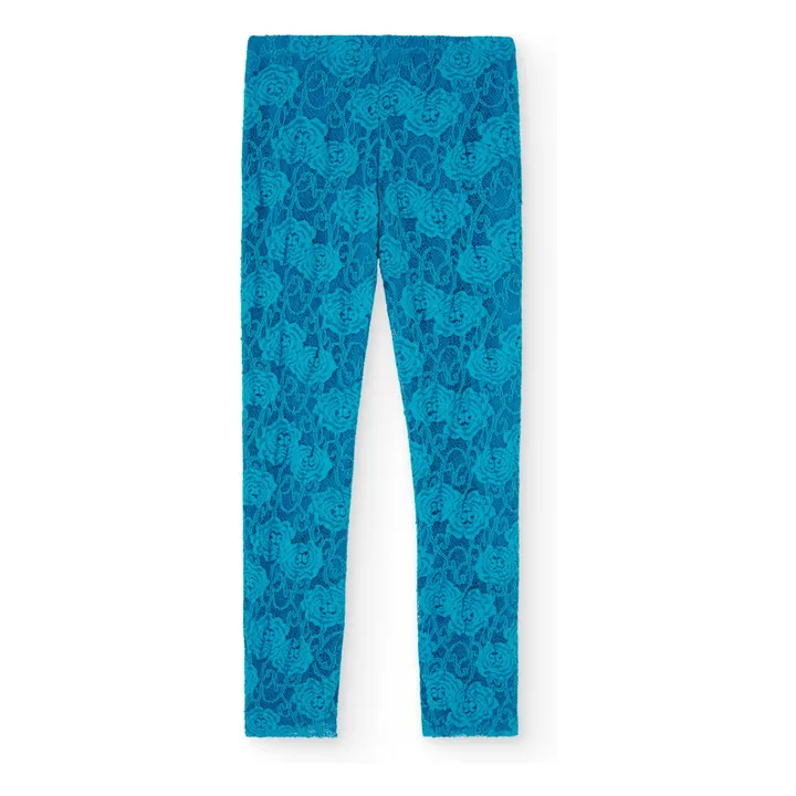 Legging Lace Alligator Dentelle | Bleu- Image produit n°3