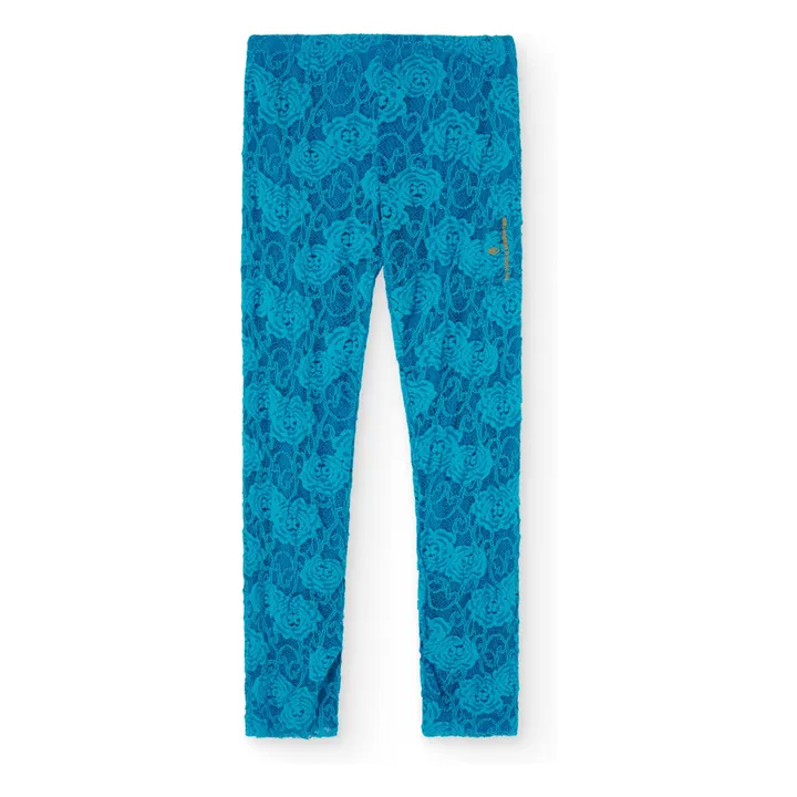 Legging Lace Alligator Dentelle | Bleu- Image produit n°0
