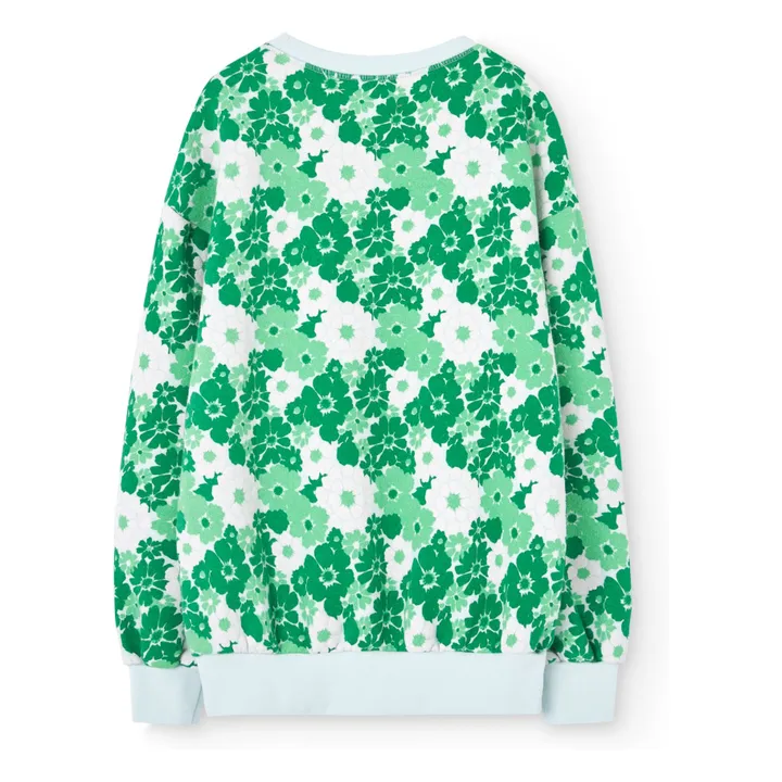 Sweat Bear Fleurs | Vert- Image produit n°3