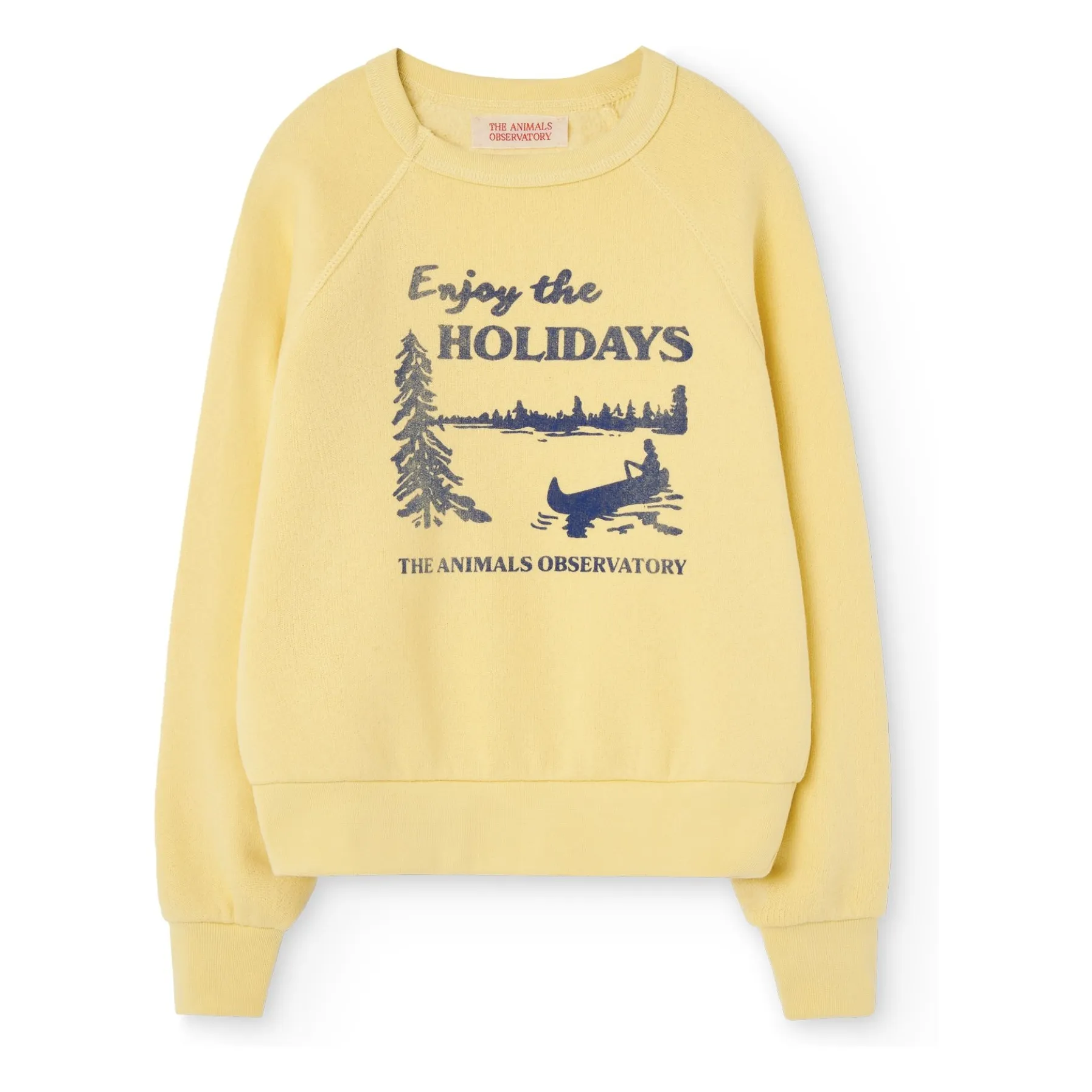 The Animals Observatory Pale Yellow Sweat Shark Holidays