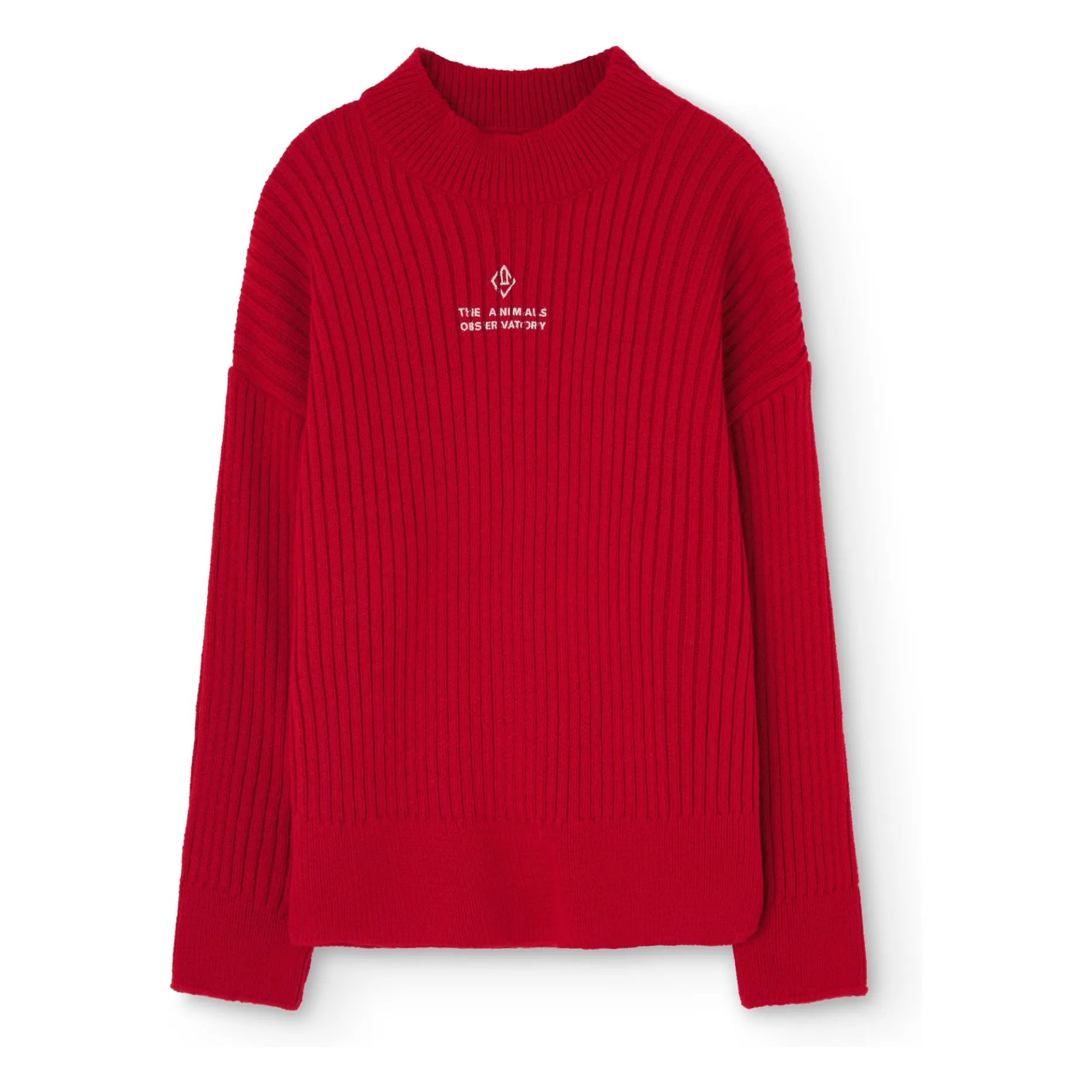 The Animals Observatory Red Seal Turtleneck Sweater