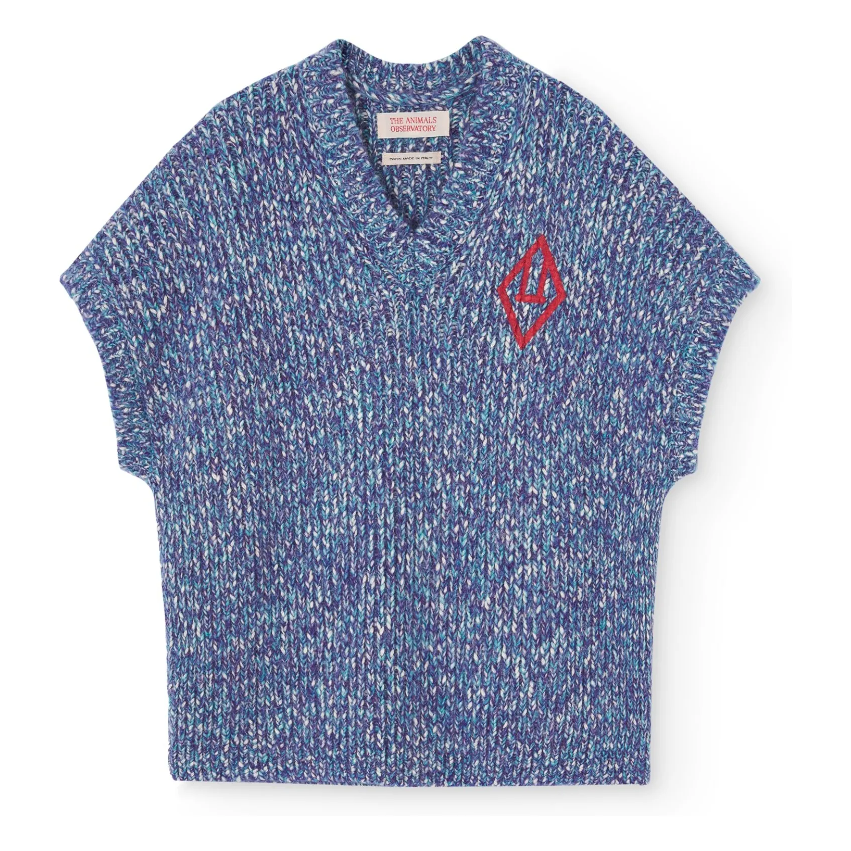The Animals Observatory Navy Blue Bat Alpaca Sweater