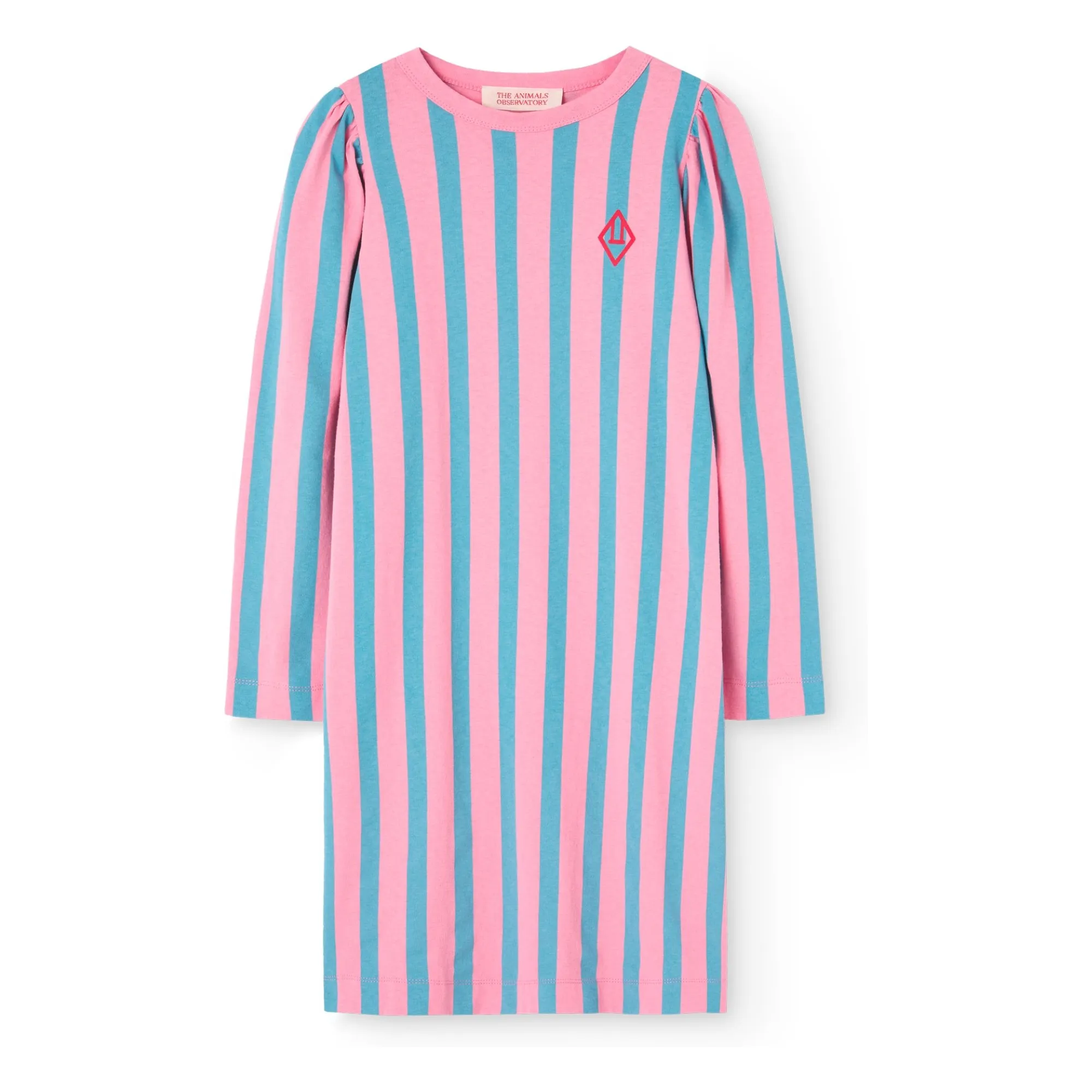 The Animals Observatory Pink Big Dog Stripes Dress