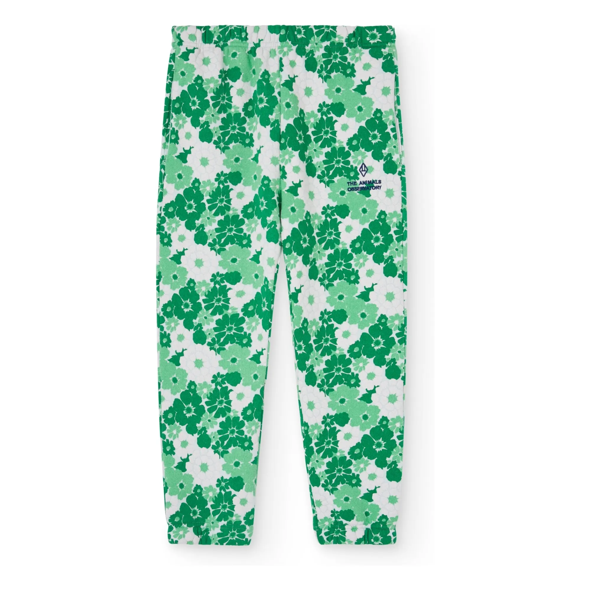 The Animals Observatory Green Exclusivity X Smallable - Dromedary Pants Flowers