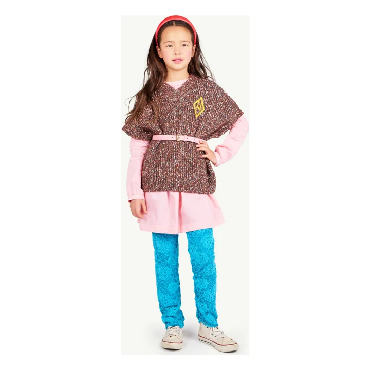 Legging Lace Alligator Dentelle | Bleu- Image produit n°1