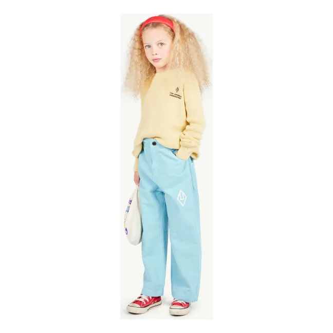 Bull Pullover Wolle | Blasses Gelb