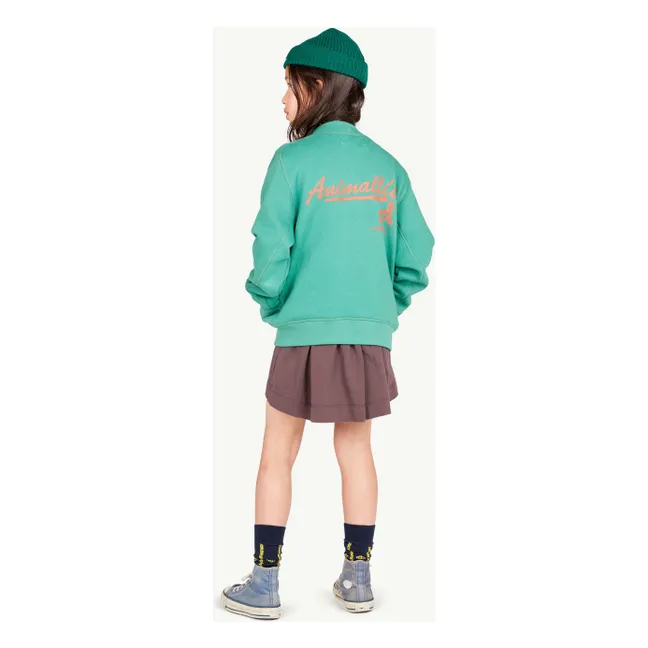 Sudadera cebra | Verde Menta