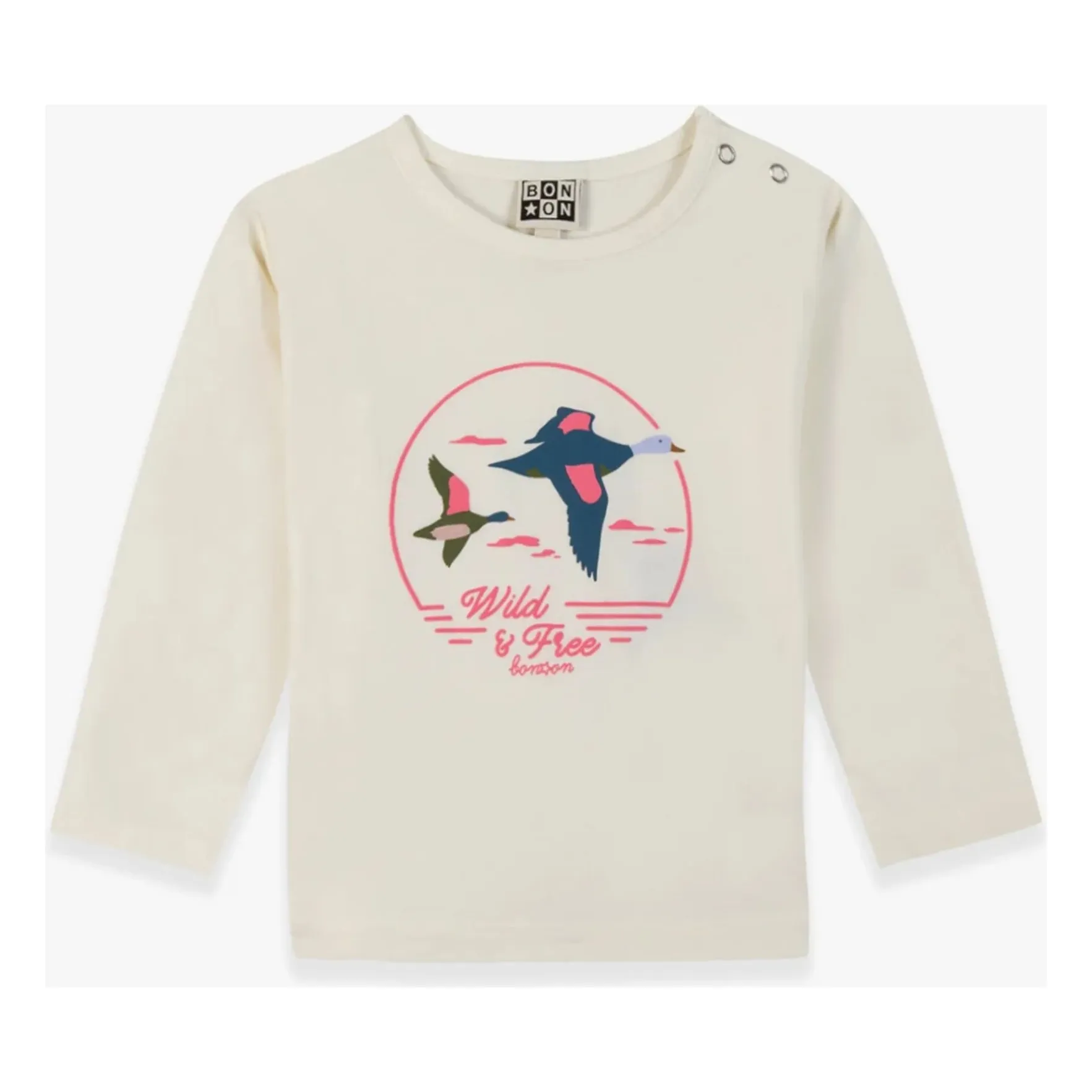 Bonton Cream Wild And Free Taxi T-Shirt