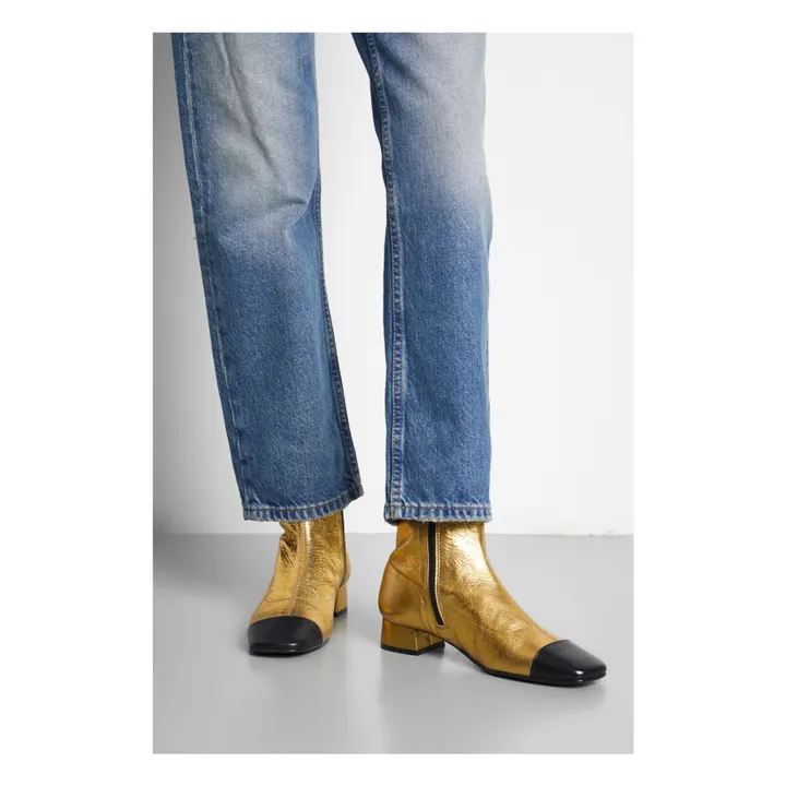 Bottines Laurie | Doré- Image produit n°2