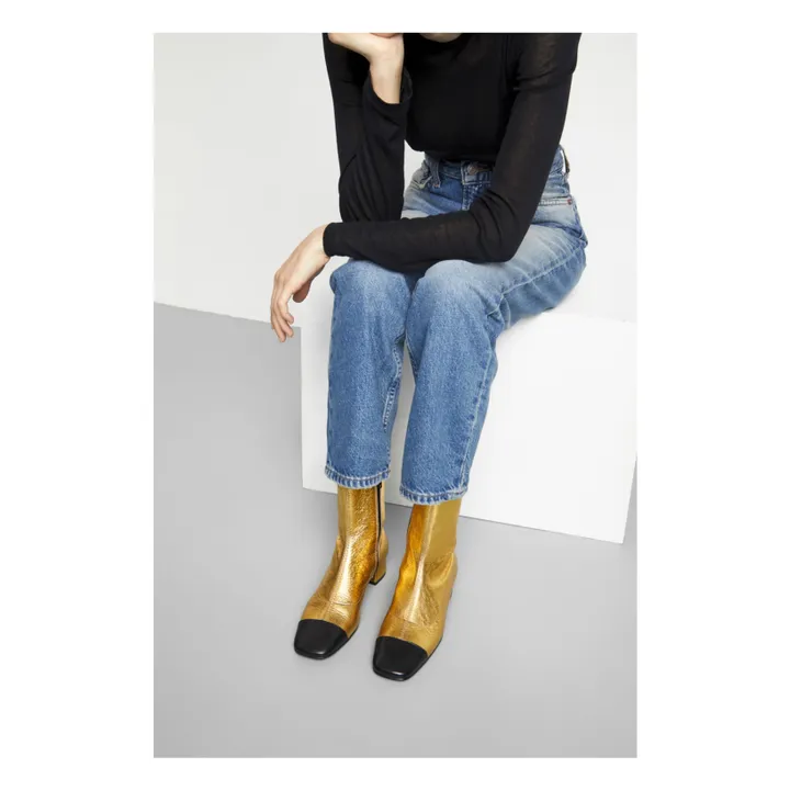 Bottines Laurie | Doré- Image produit n°1