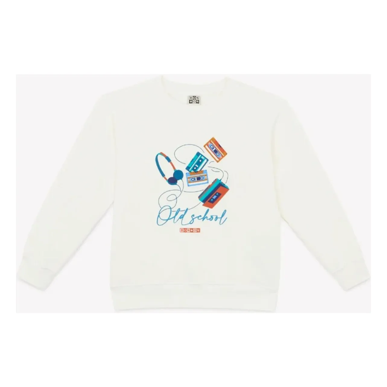 Bonton Ecru Sweat Smile Old School